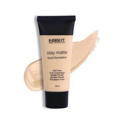 Insight Cosmetics Stay Matte Liquid Foundation -Golden Amber 30 ml - Foundation