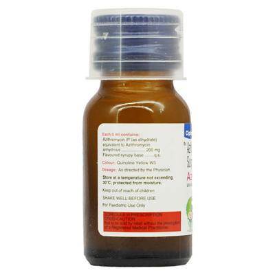 Azee 200mg Peppermint Flavour Dry Syrup 15ml - Bacterial Infections-Mac