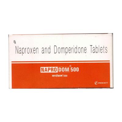 NAPRODOM 500mg Tablet 10's - Migraine
