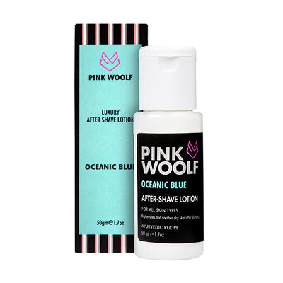 Pink Woolf Luxury After Shave Lotion - Oceanic Blue 50 gm - Aftershave Lotion