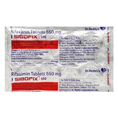 Sibofix 550mg Tablet 10'S - Bacterial Infections-OAB