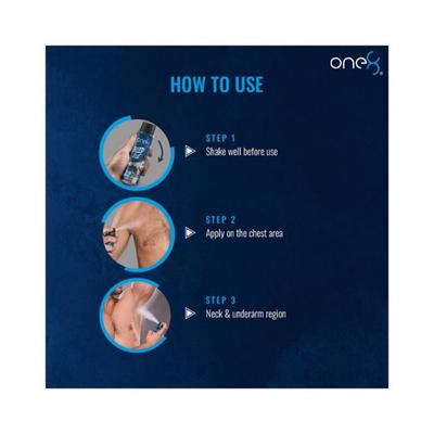 One8 By Virat Kohli Bleed Blue Deo 200 ml - Men Deodorants/Roll-Ons