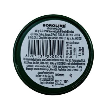 Boroline Antiseptic Ayurvedic Cream 6 g - Skin-Treatment