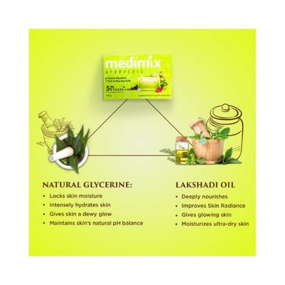 Medimix Ayurvedic Natural Glycerine Soap 8s - Soaps