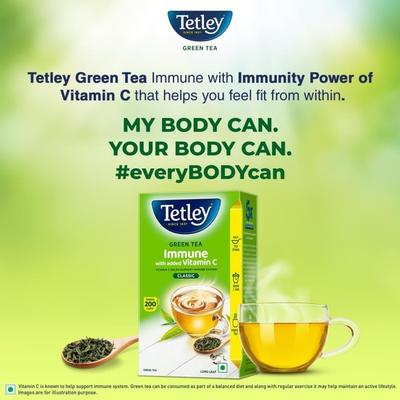 Tetley Classic Long Leaf Green Tea with Vitamin C 250 g - Teas