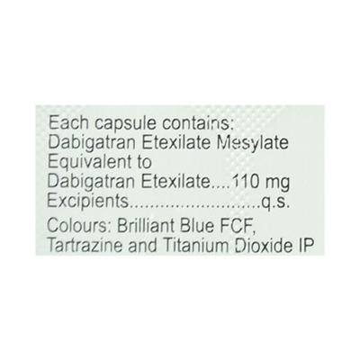 Dabiclot 110mg Capsule 10'S - Blood Clot-Ant