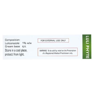 LULIPHYTE Cream 50gm - Skin Infections-Taa