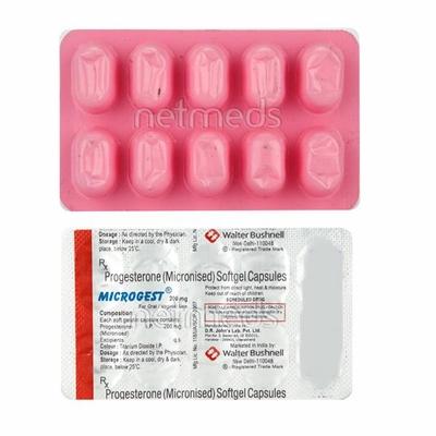 Microgest 100mg Capsule 10'S - Hormonal Therapy-Oes
