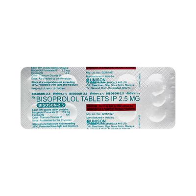 BISOSON AM 2.5 Tablet 10's - Hypertension-Bet