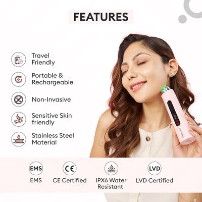 Protouch Glow Pro - Microcurrent Facial Toning Device - Blush 1's - Massagers