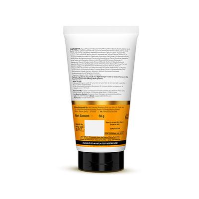 Dr. Sheth's Kesar & Kojic Acid Oil-Free Sunscreen SPF 50+, PA++++ for Oily Skin 50 gm - Face Sunscreen