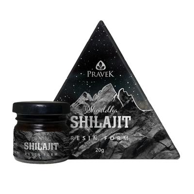 Pravek Shuddha Shilajit Resin Form 20 g - Speciality Medicines