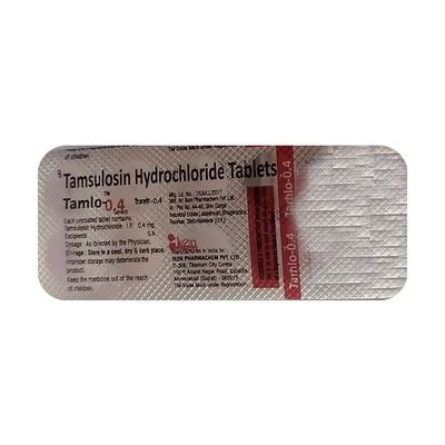 TAMLO 0.4 Tablet 10's - Bladder And Prostate Disorders-Dru
