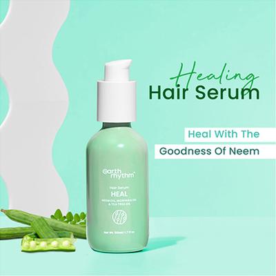 Earth Rhythm Neem, Moringa & Tea Tree Oil Hair Serum 50 gm - Hair Serums