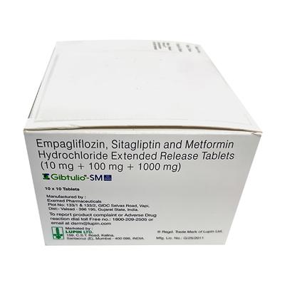 GIBTULIO SM 10/1000 Tablet 10's - Diabetes-Ant