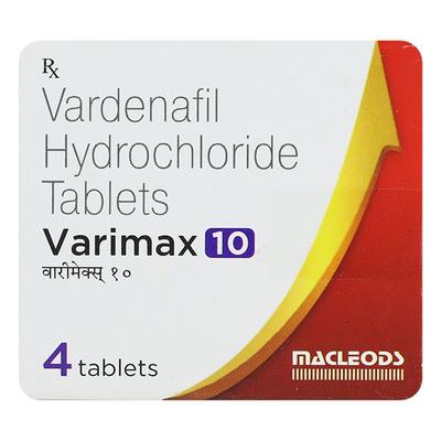VARIMAX 10mg Tablet 4's - Impotence/Erectile Dysfunction (Ed)