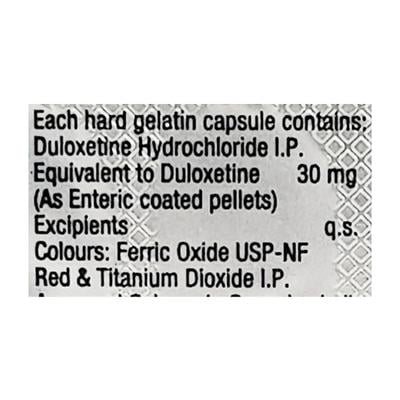 Delok 30mg Capsule 10'S - Depression-Ant