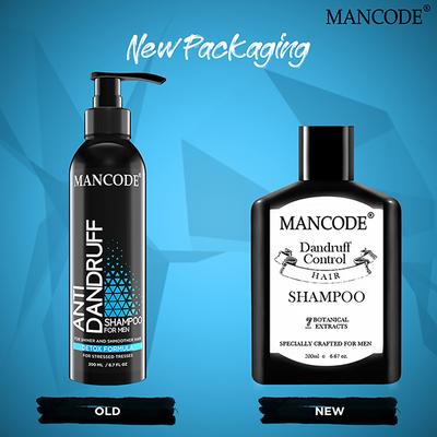 Mancode Anti Dandruff Shampoo 200 ml - Shampoos