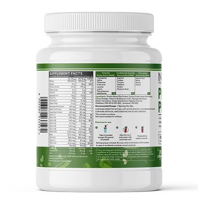 INLIFE Plant Protein Powder - Chocolate Flavour 1 kg - Protein Drink