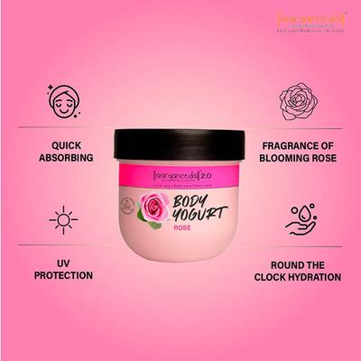 Aryanveda Anti Acne Rose Body Yogurt 200 ml - Lotions & Creams