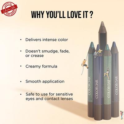 Colorbar I-Glide Eye Pencil Emerald Charm 016 1.1gm - Eyeliners