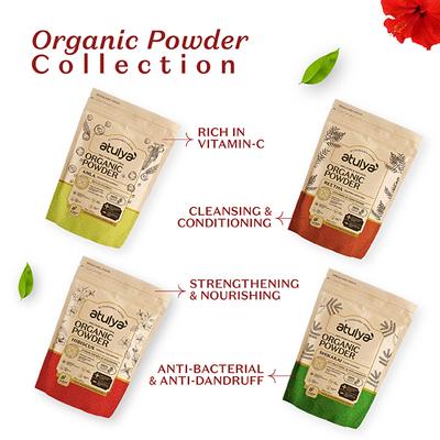 Atulya Hibiscus Organic Powder 100 gm - Conditioners
