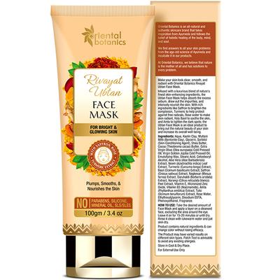 Oriental Botanics Rivayat Ubtan Face Mask 100 ml - Masks & Peels
