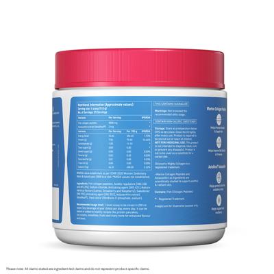 Chicnutrix Mighty Collagen Powder - Japanese Marine Collagen Peptides Lemonade Flavour 237.50 g - Hair & Skin