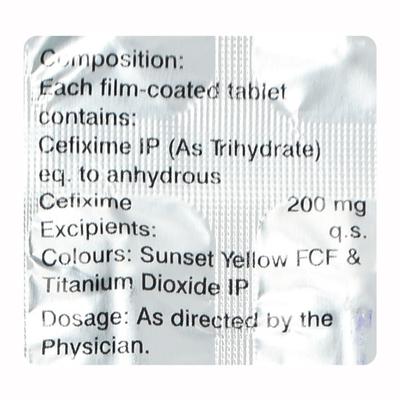 Omnicef O 200mg Tablet 10'S - Bacterial Infections-Cep