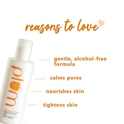 Plum Chamomile & White Tea Calming Antioxidant Toner 200 ml - Toners