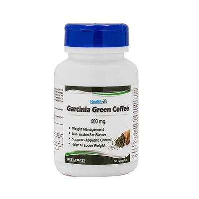 HealthVit Garcinia Green Coffee 500 mg Capsules 60's - Weight Loss