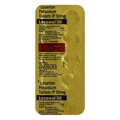 LOSAWAL 50 Tablet 10's - Hypertension-Ang