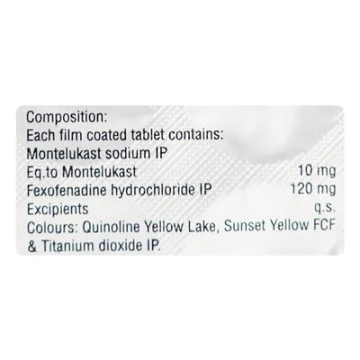 TELEKAST F Tablet 15's - Allergies-Ant