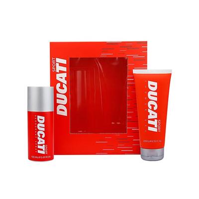 Ducati Sport Gift Set (Deodorant Spray 150ml + Shower Gel 200ml) 1's - Men Perfumes (Edt/Edp)