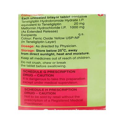 Zita Met Plus 20/1000mg Tablet 15'S - Diabetes-Ant