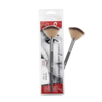 London Pride Cosmetics HD Fan Brush Black 50 gm - Face Brush