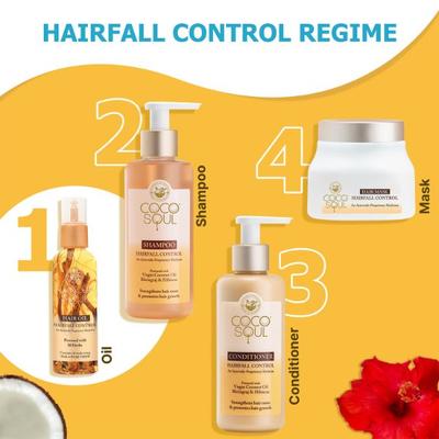 Coco Soul Hair Fall Control Hair Oil with Ayurvedic Medicine From the Makers of Parachute 95 ml - Hair Oils