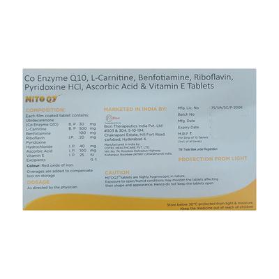 MITO Q7 Tablet 10's - Supplements-Sup