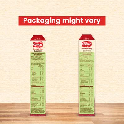Nestle Cerelac Stage 2 (8 Months+) Powder - Wheat Apple Cherry 350 gm (Refill Pack) - Baby And Infant Supplements