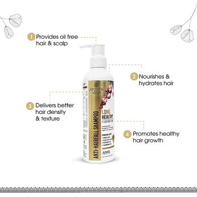 Ayouthveda Anti - Hairfall Shampoo 200 ml - Shampoos