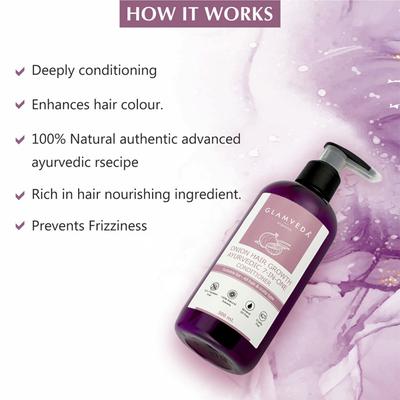Glamveda Onion 7 In One Ayurvedic Hair Growth Conditioner 300 ml - Conditioners