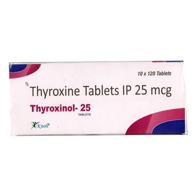 THYROXINOL 25 Tablet 120's - Hypothyroidism