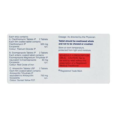 Sompraz HP Tablet Kit 1's - H.Pylori Infection