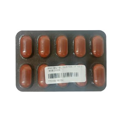 MYCOBUTOL 1GM TABLET 10'S - Tuberculosis (Tb)-Ant