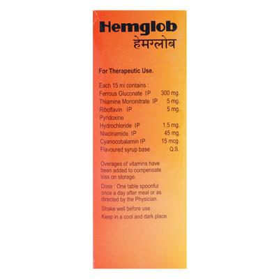 HEMGLOB Mix Fruit Flavour Syrup 200ml - Supplements-Vam
