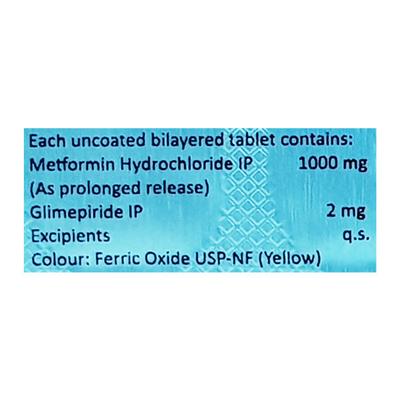 Obimet Gx2 Forte Tablet 10'S - Diabetes-Ant