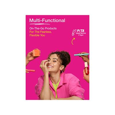 Swiss Beauty CRAZE Baesic Multi-Face Palette-Delulu 6 g - Face Palettes