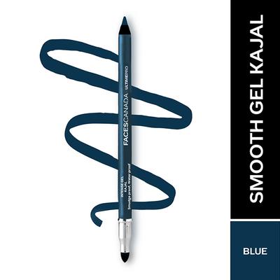 Faces Canada Ultime Pro Intense Gel Kajal With Smudger & Sharpener - Blue 1.2 gm - Kajal & Kohls