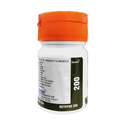 RETHYRO 200 Tablet 120's - Hypothyroidism