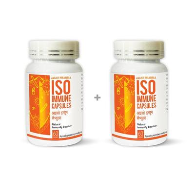 Jagat Pharma ISO Immune Capsule (Pack of 2 x 60's) - Health Products